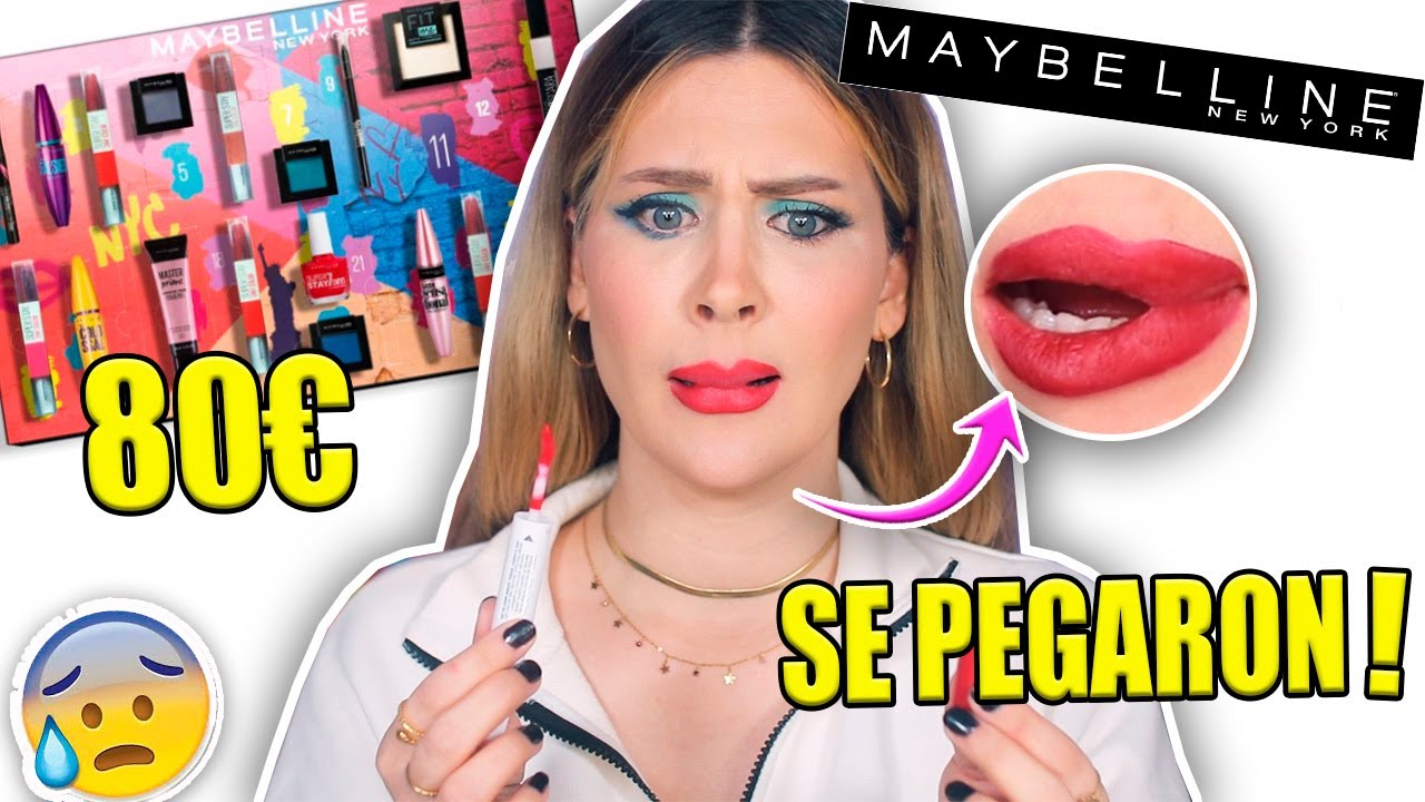 ¿ME HAN VISTO LA CARA DE TONTA?? ABRIENDO EL ÚLTIMO CALENDARIO DE ADVIENTO: MAYBELLINE...