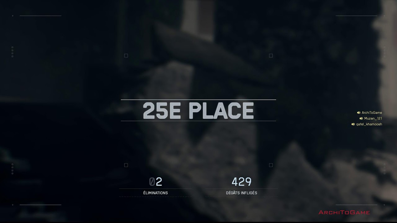 BattleField6-BattleRoyale, 4 Masquetierre en fin
