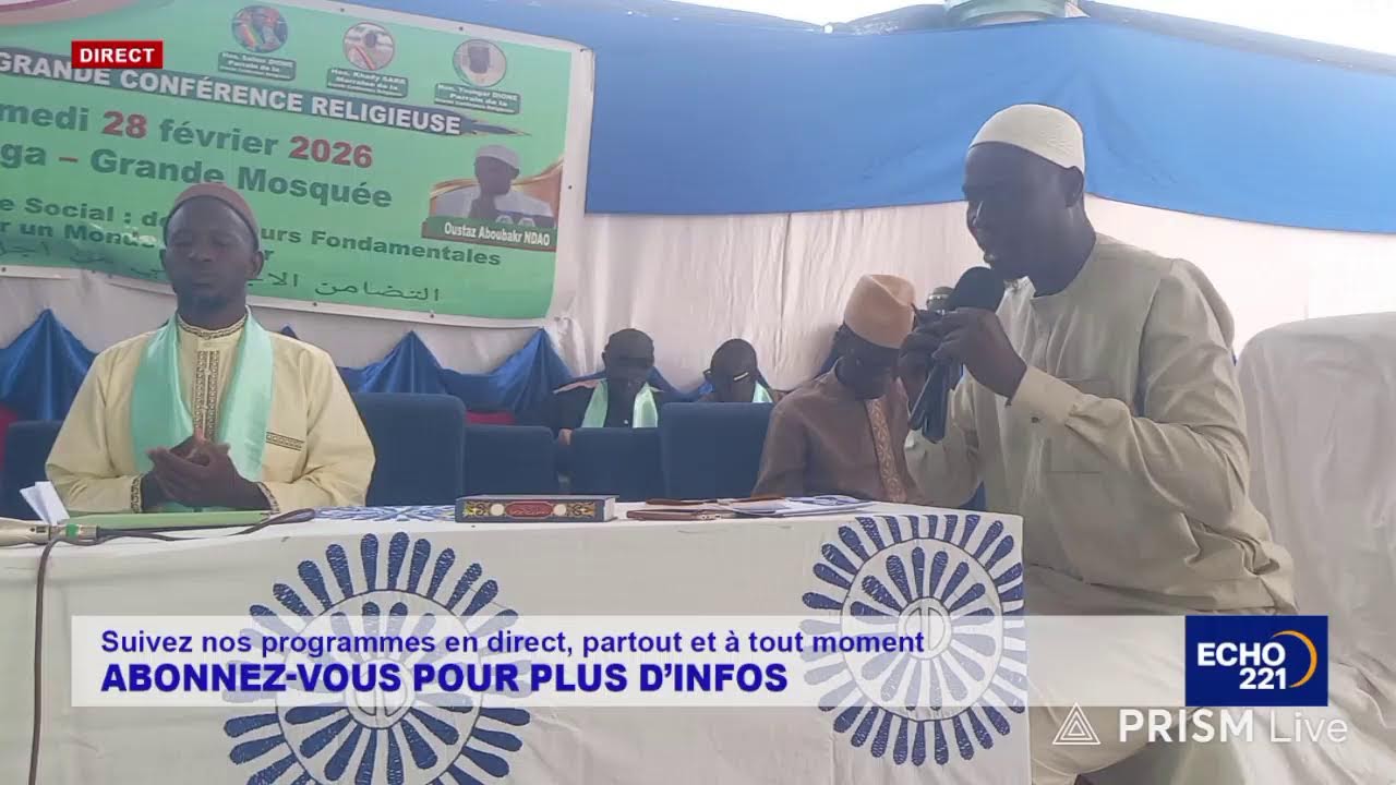 Direct / Ramadan 2026 : Conf&eacute;rence religieuse de Pastef &agrave; Niague - 𝗘𝗖𝗛𝗢 𝟮𝟮𝟭