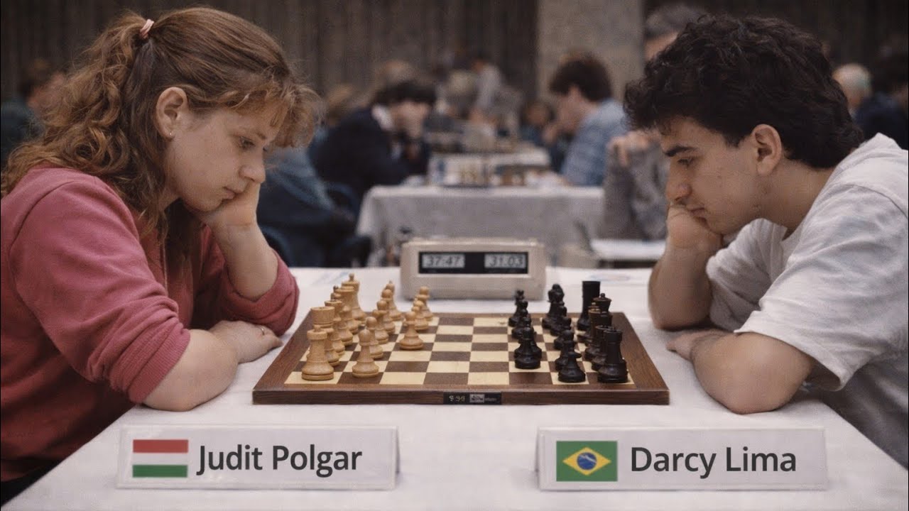 Judit Polgar vs Darcy Lima ◉ Salamanca Chess Tournament 1989 | Rare Loss in 51 Moves ♟️😱