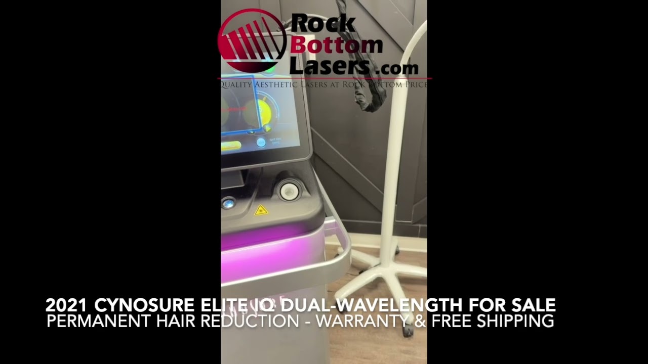 2021 Cynosure Elite IQ Dual Wavelength Permanent Hair Reduction Laser For Sale