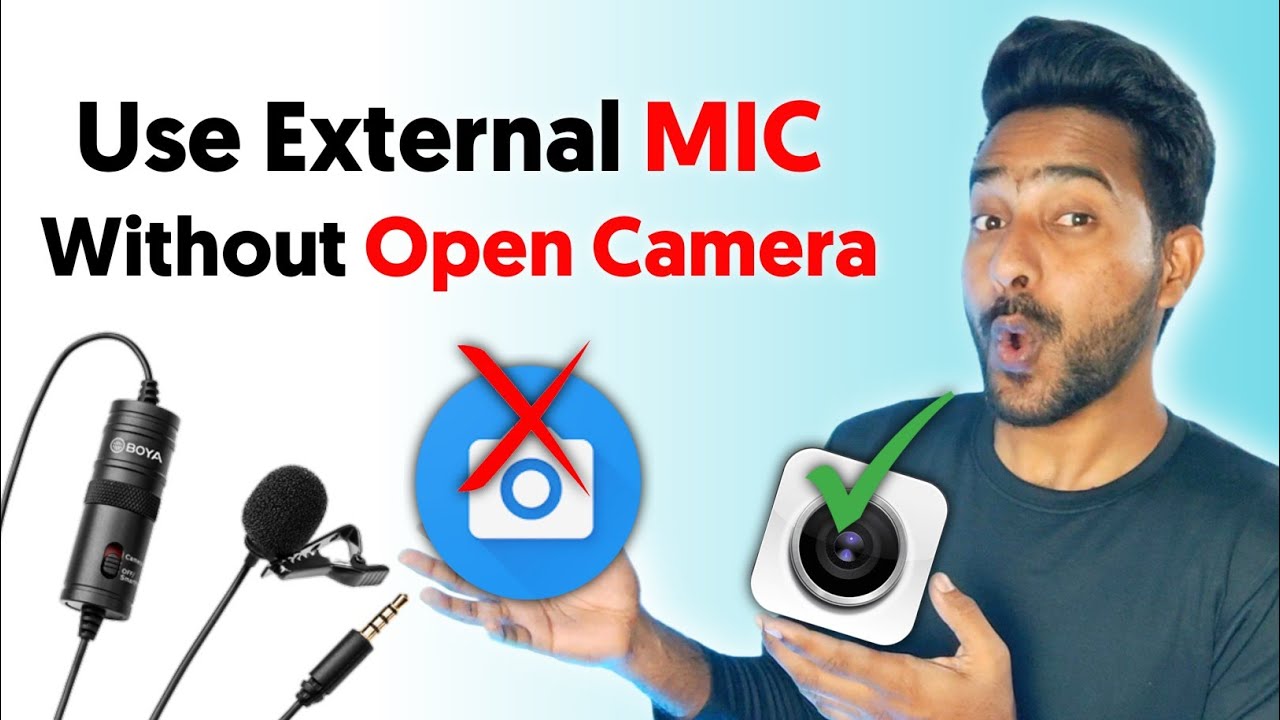 How To Connect External Mic Without Open Camera || Mobile Camere Me Mic Kaise Connect Kare 2022