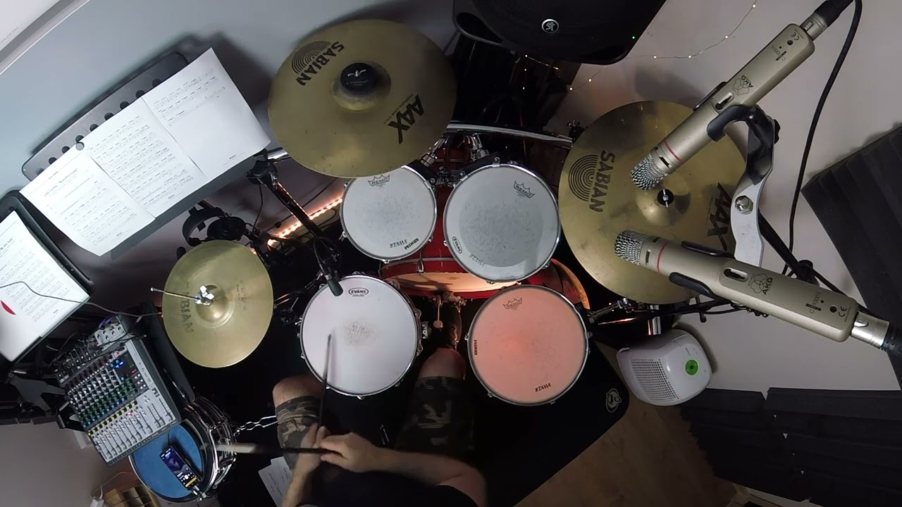Luke Combs - Crazy - Drumkit Sheet Music Demonstration