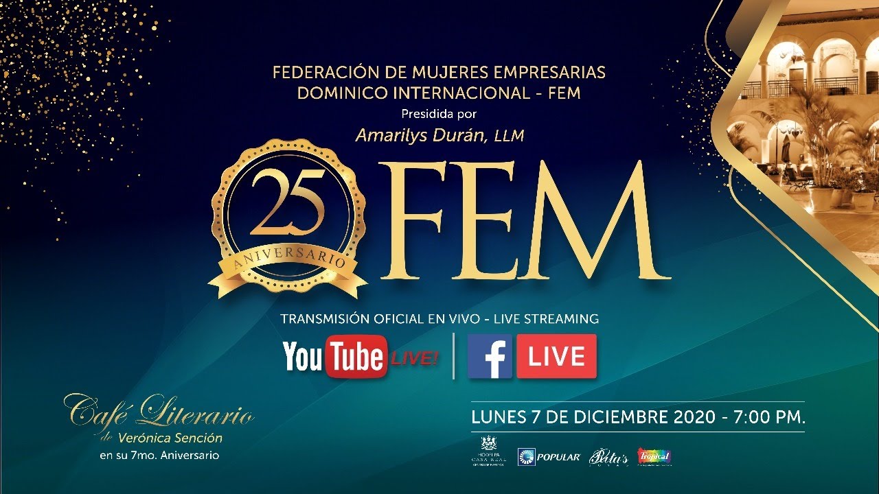 25 ANIVERSARIO FEM / CAFE LITERARIO por Ver&oacute;nica Senci&oacute;n.