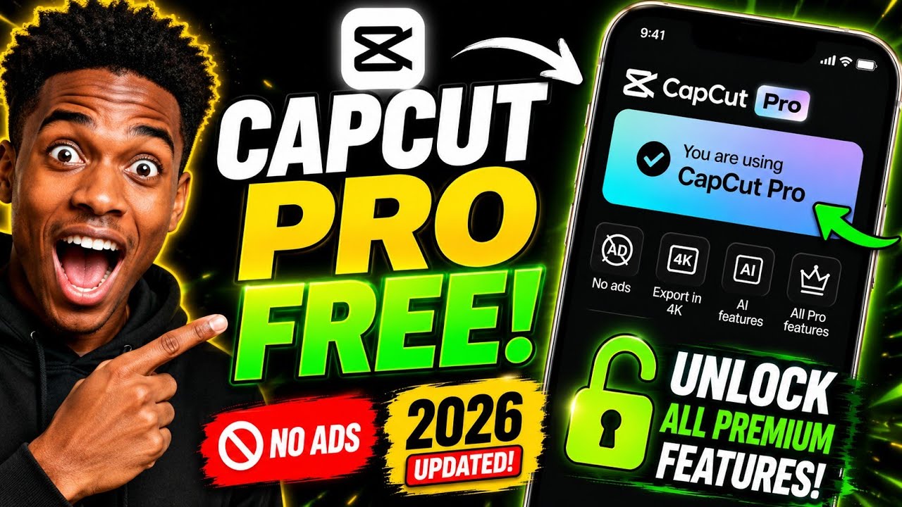 How to Get CapCut Pro for FREE in 2026 | 100% Working Method (No Subscription Required)