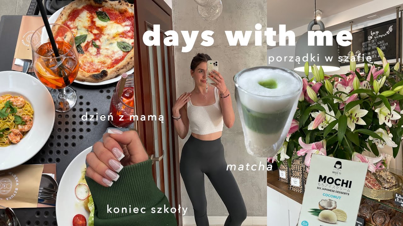 VLOG WITH ME | DZIEŃ Z MAMĄ, JAK ROBIĘ MATCHĘ?, PORZĄDKI