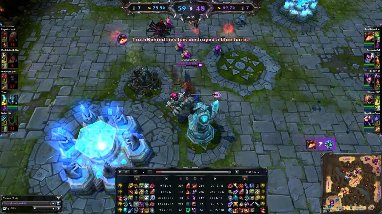 Pretty hard carry this game (LoL Yasuo)