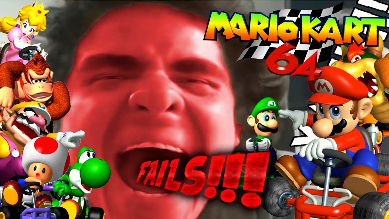 Recopilacion Todos los Videos Fails Y Graciosos MARIO KART 64. By Diepiify