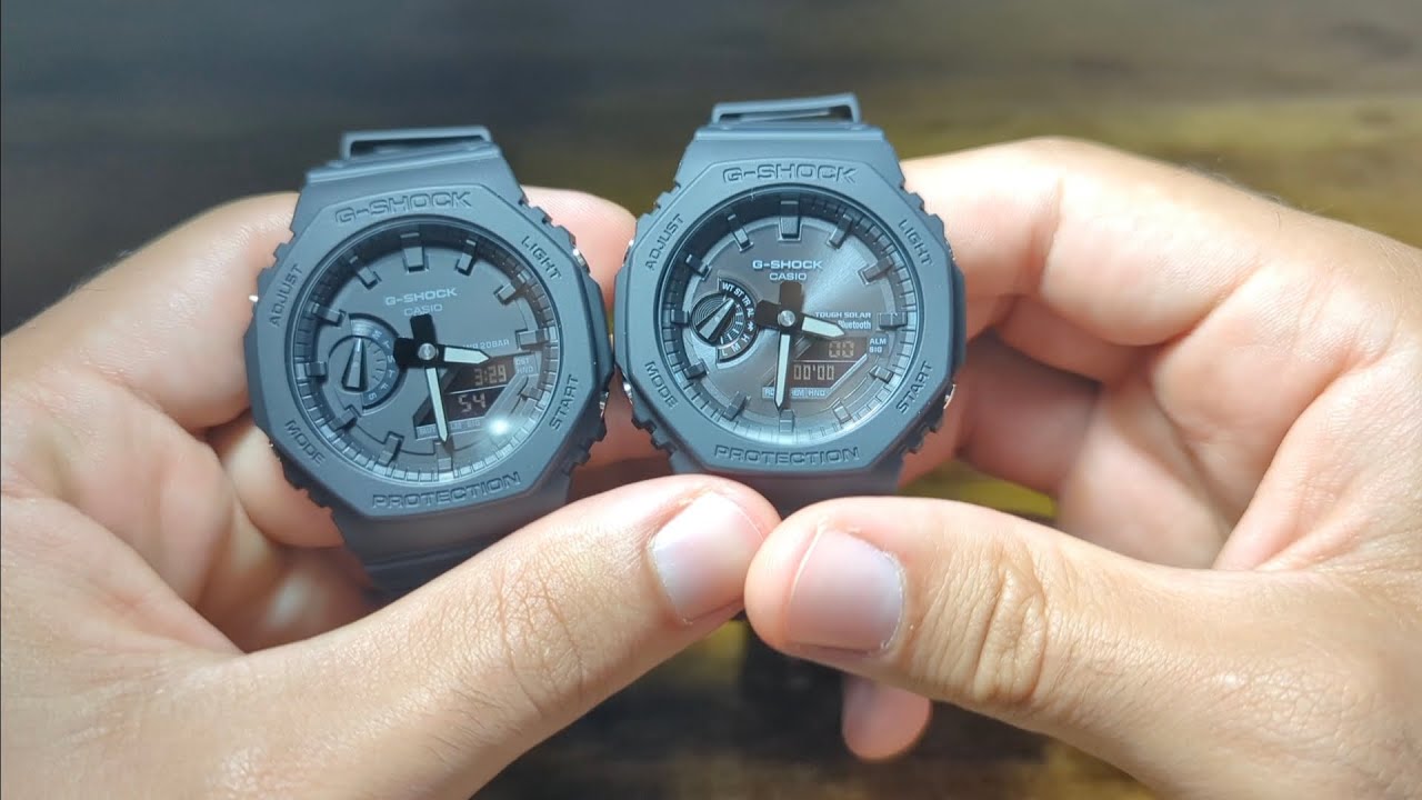 G-SHOCK GA-2100 Vs. GA-B2100 Watch (Feat. DW-5600)