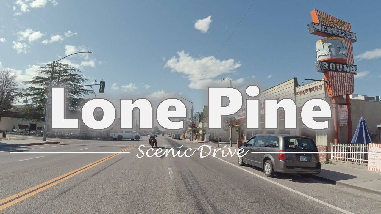Driving in Lone Pine, California - 4K