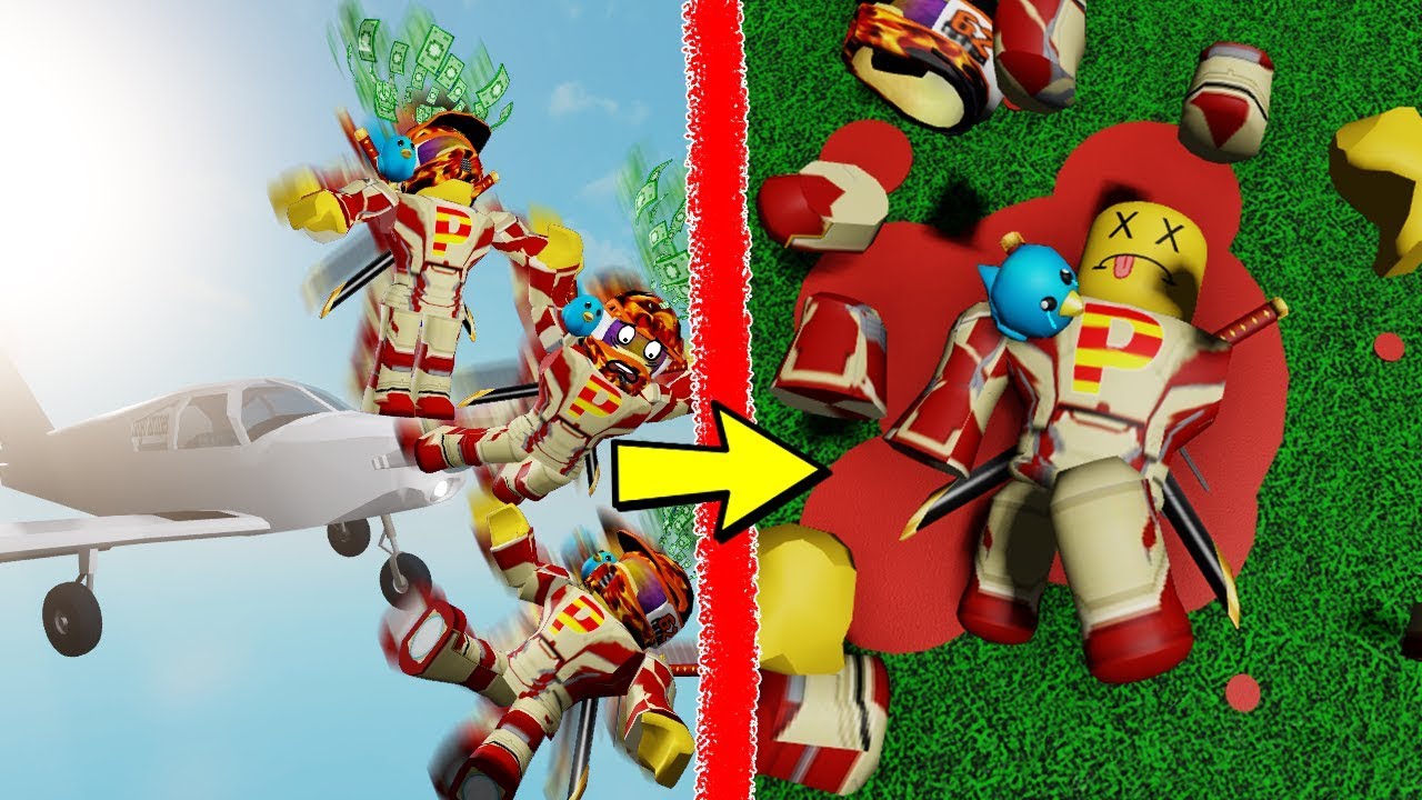 Я ВЫПАЛ С САМОЛЁТА И СЛОМАЛ ВСЕ КОСТИ!! | Roblox: Ragdoll Physics