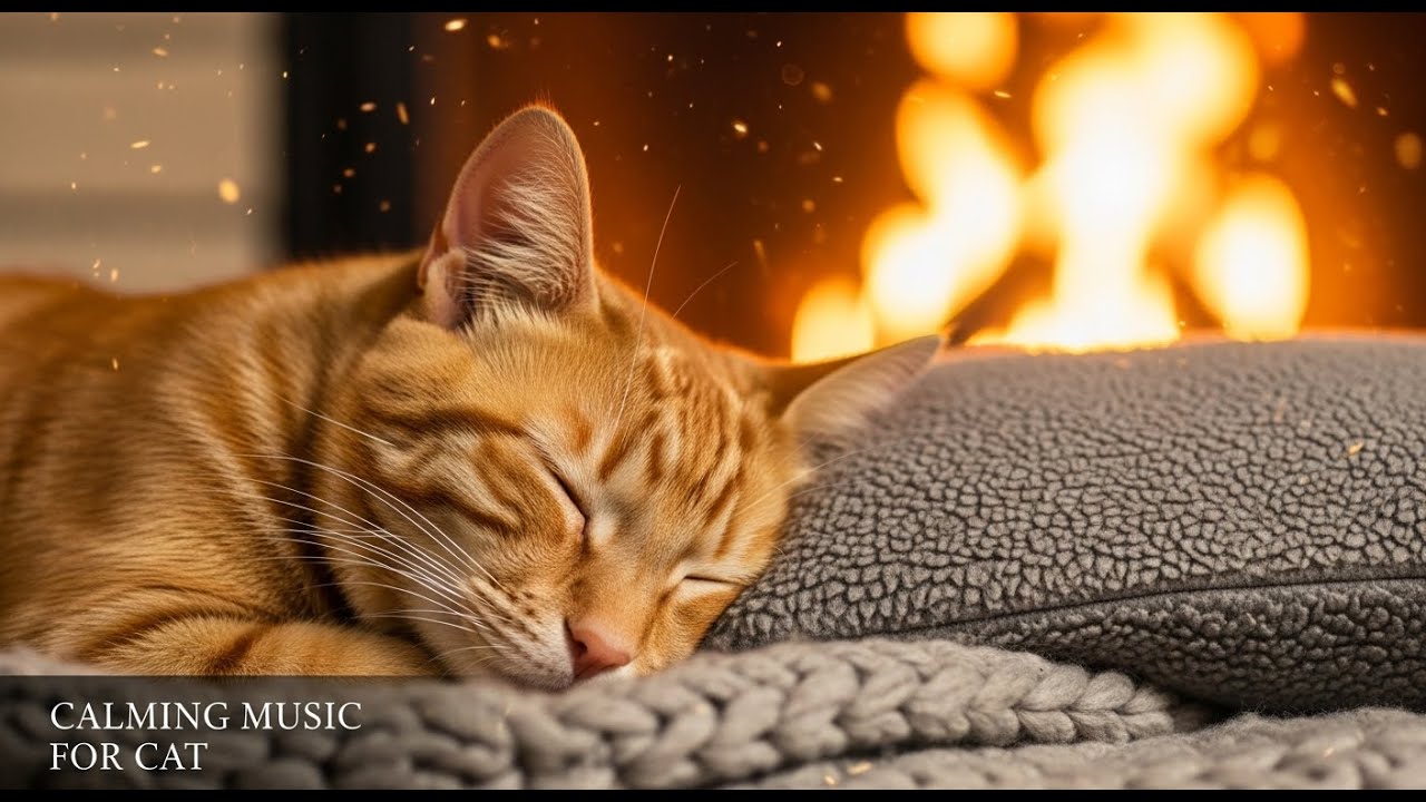 12 Hours of Cat Music to Reduce Anxiety 😹 : Soothing Sounds for Deep Sleep, Healing & Relaxation