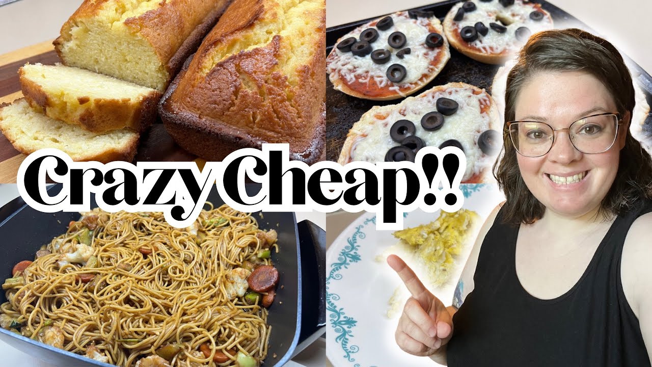 Crazy Cheap Meals that ANYONE Can Make || No Food Waste Recipes + a sweet treat!