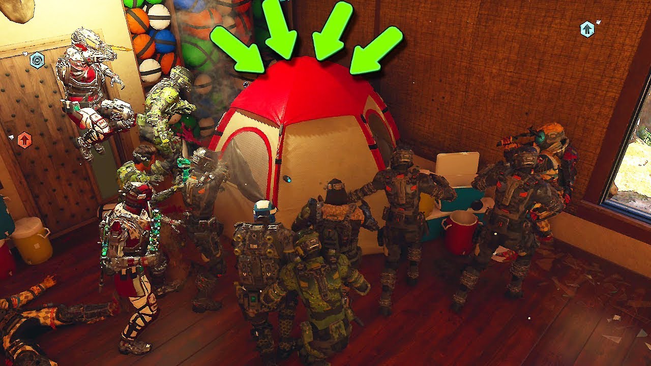 ¿Es este el mejor escondite? - Escondido en CASA DE CAMPAÑA 😱 | El escondite en Black ops 3