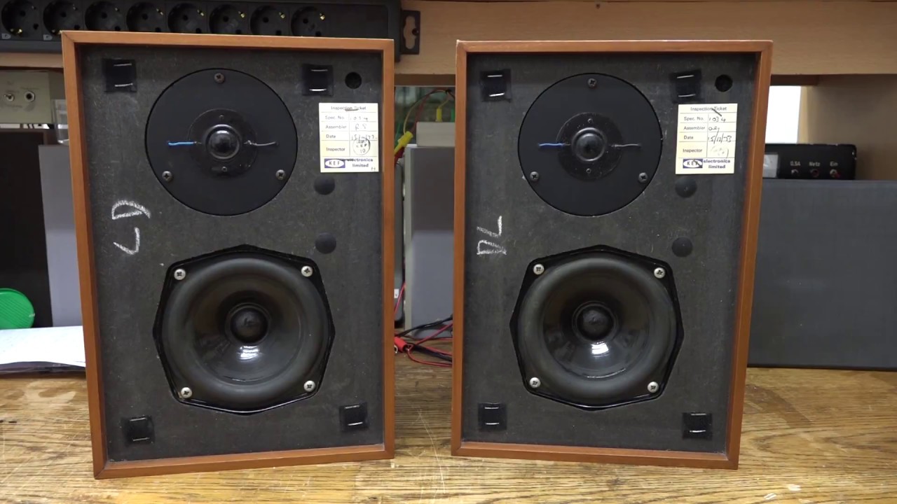 KEF Coda SP1034 HiFi speakers overhaul [no demonstration]