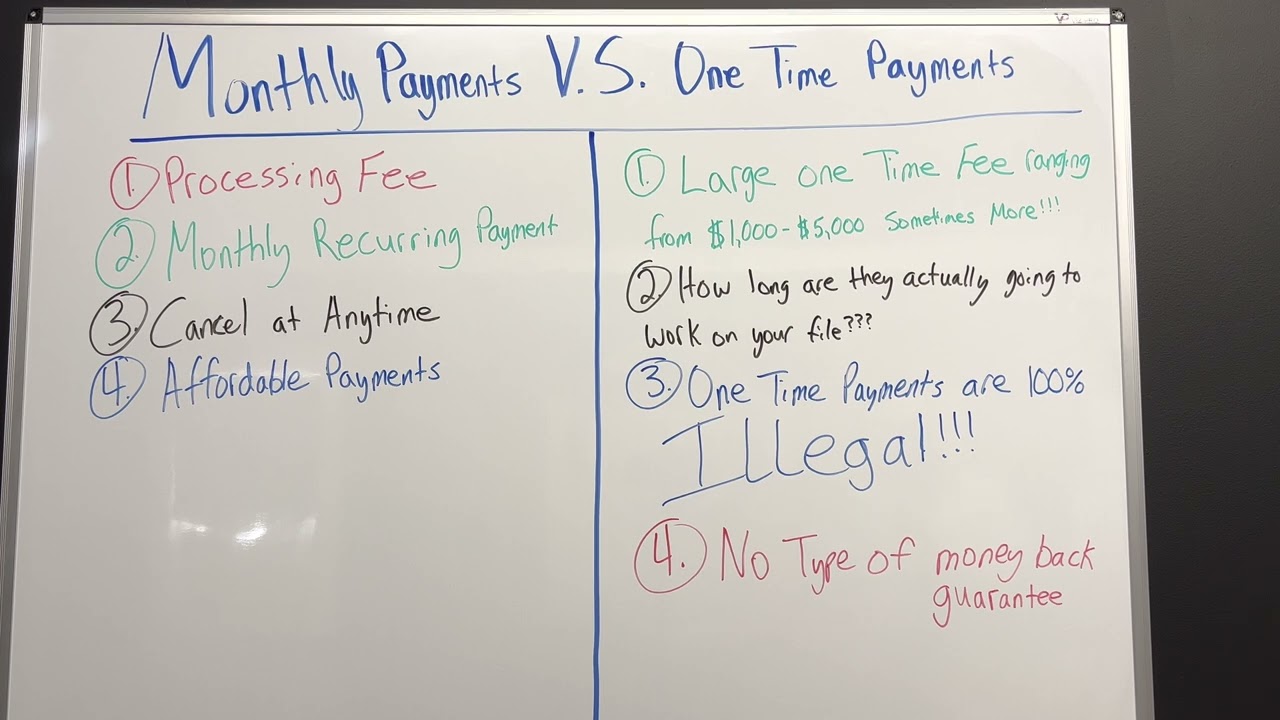 (MUST WATCH) MONTHLY PAYMENTS V.S. ONE TIME PAYMENTS! 💵💰