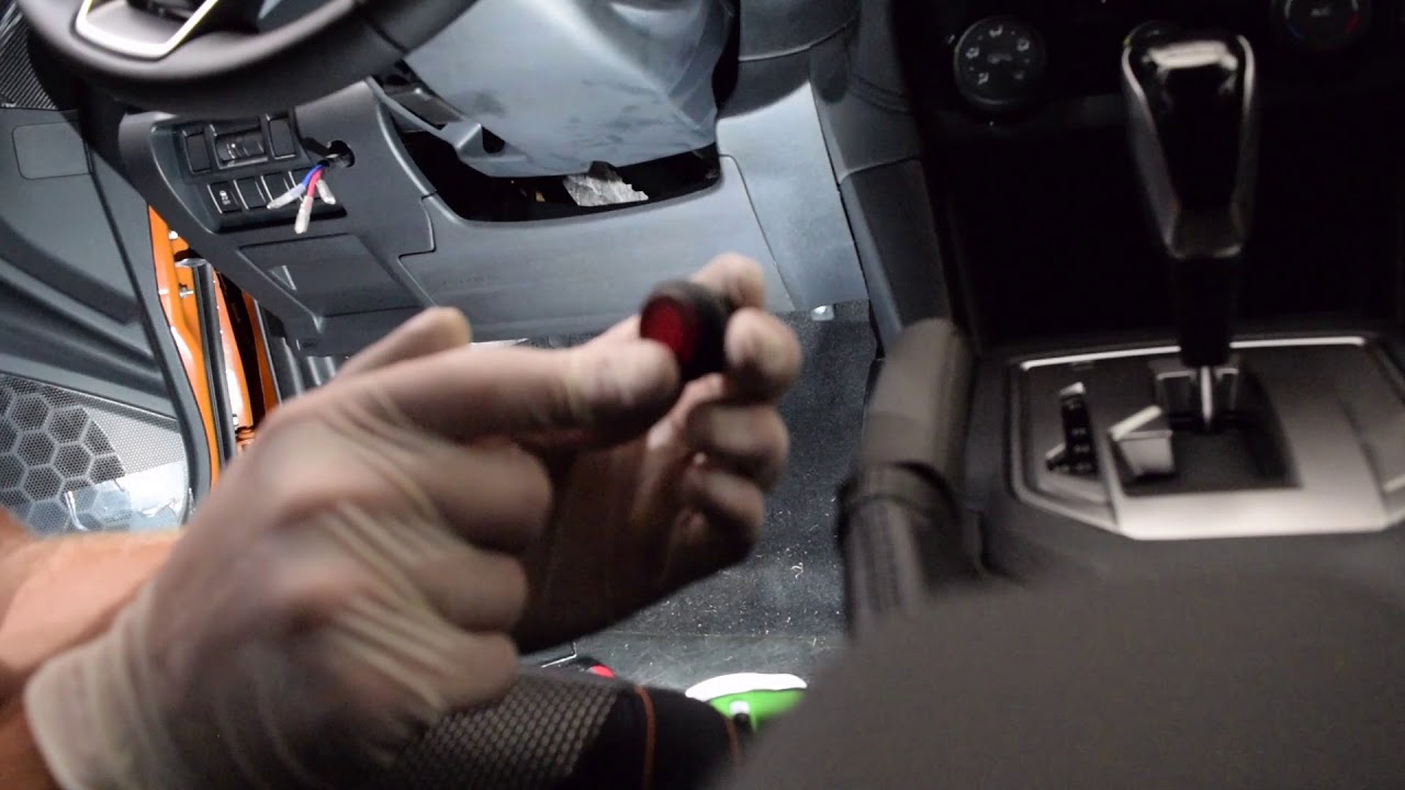 Crosstrek Rigid Industries light bar wiring