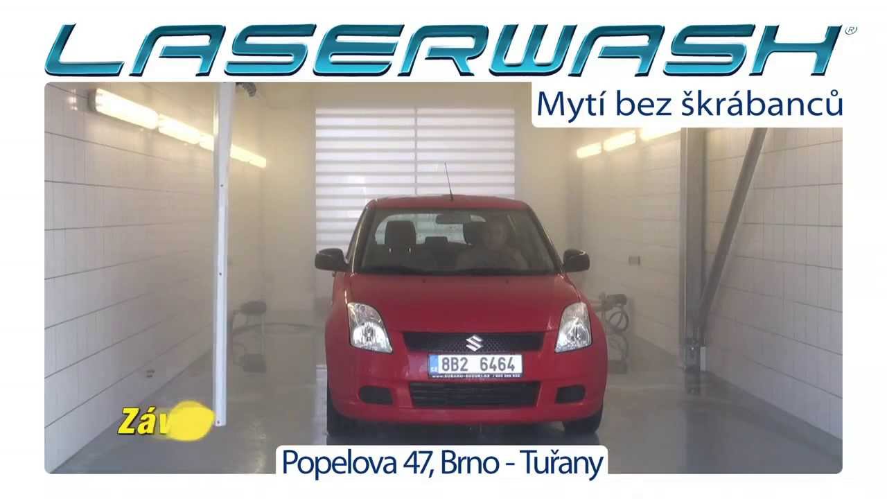 LaserWash Brno - průjezd myčkou