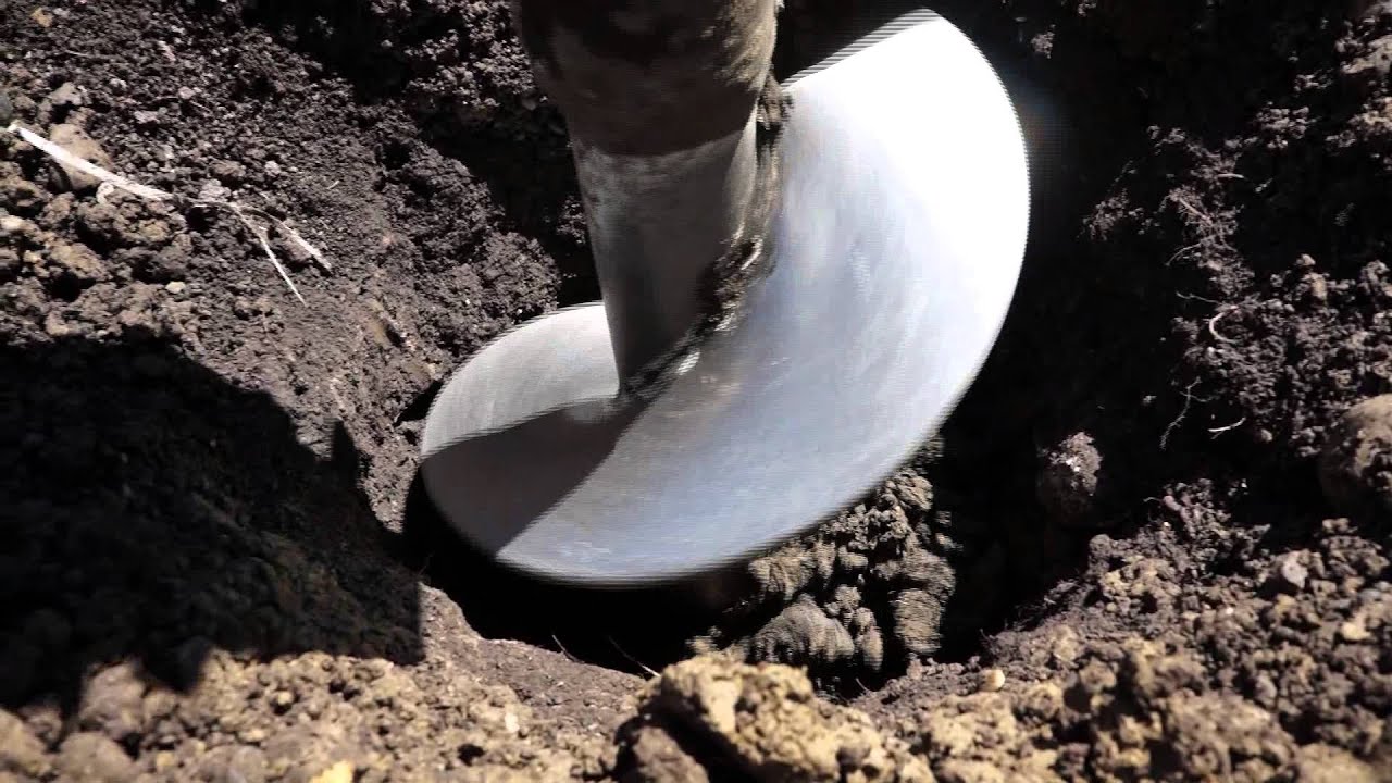 Digging Post Hole Through Rocks