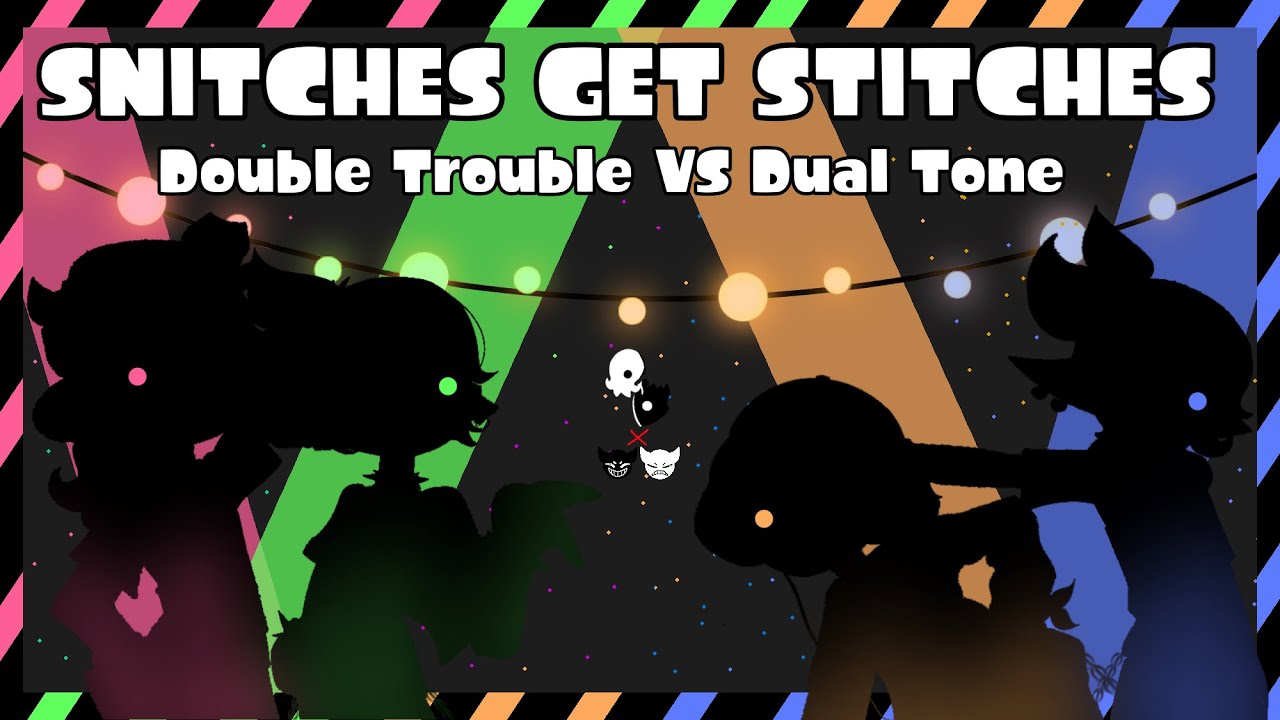 🥸SNITCHES GET STITCHES🧵 Official Music Video ~ Double Trouble VS Dual Tone (Splatoon Fan Idols)