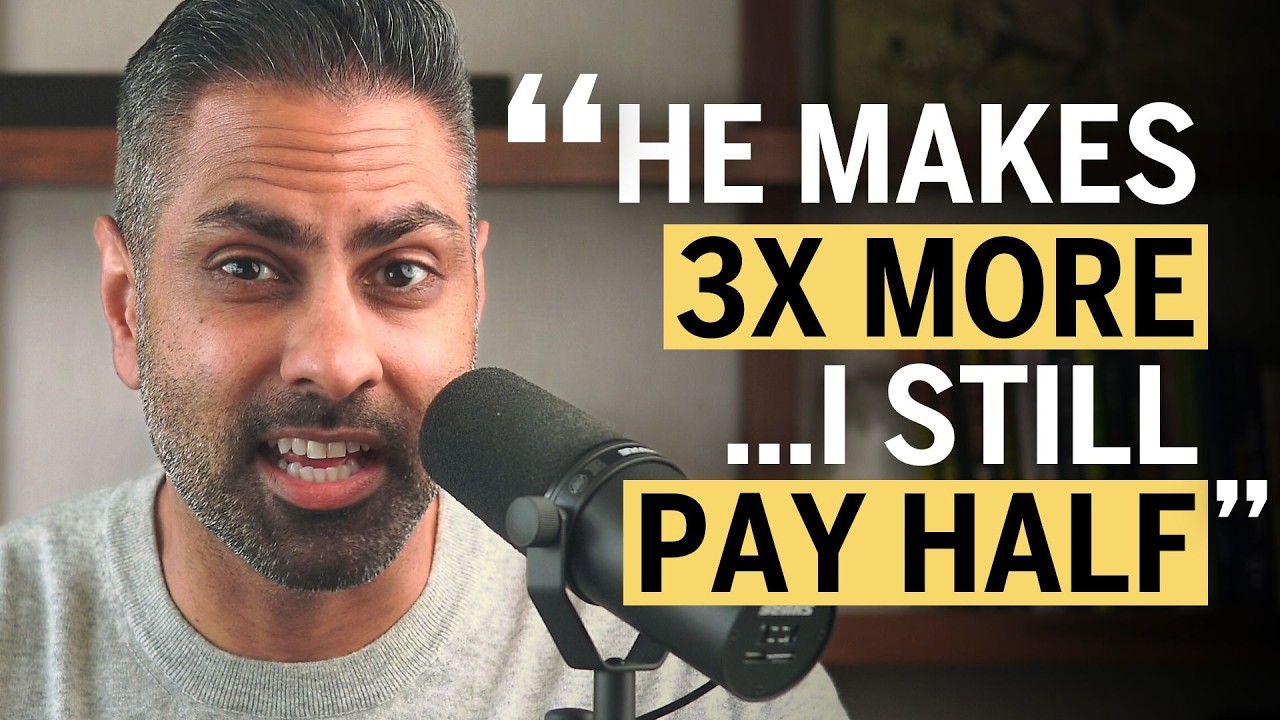 “He makes 3x more, but wants to split everything 50/50”