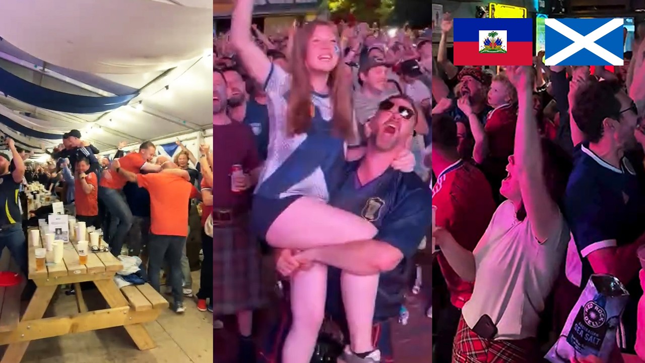 Crazy Scotland Fan Reactions To John McGinn's Winning Goal Against Haiti At World Cup 2026