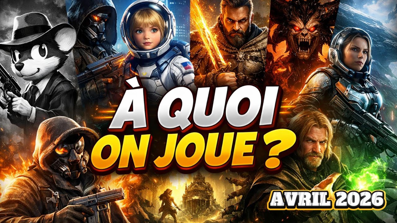 A QUOI ON JOUE AVRIL 2026 - Un mois pas SI CALME!!
