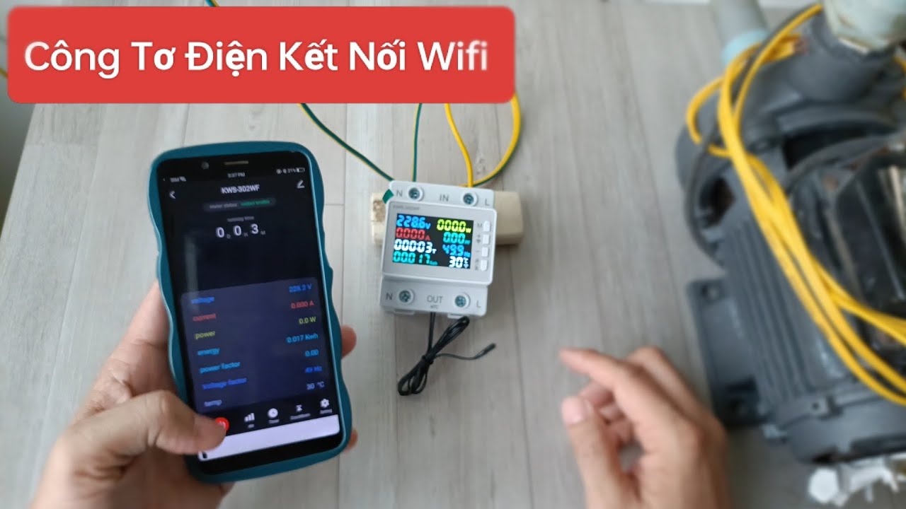 Lần Đầu Tiên Dùng Công Tơ Điện Tử Wi-fi KWS-302WF 0906099063