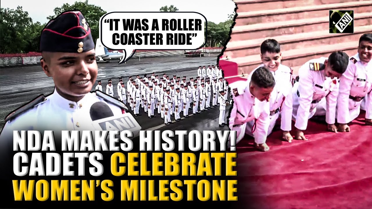 “It is fabulous to be here” NDA Cadets react after first batch of 17 female graduates from NDA