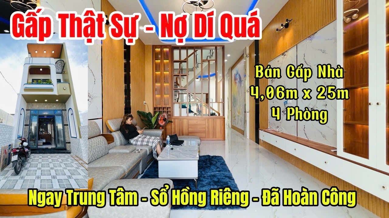 🔥 Bán Gấp Nhà Đẹp 4,06x25m – 4 Phòng Rộng – Sổ Hồng Riêng, Gặp Là Mê! | Review Nhà Bình Chánh Giá Rẻ