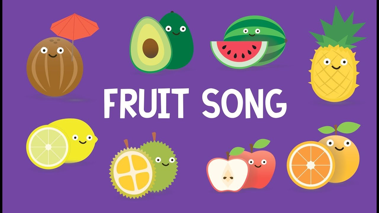 Fruit Song (Fun & Educational Learning Flash Card Video)