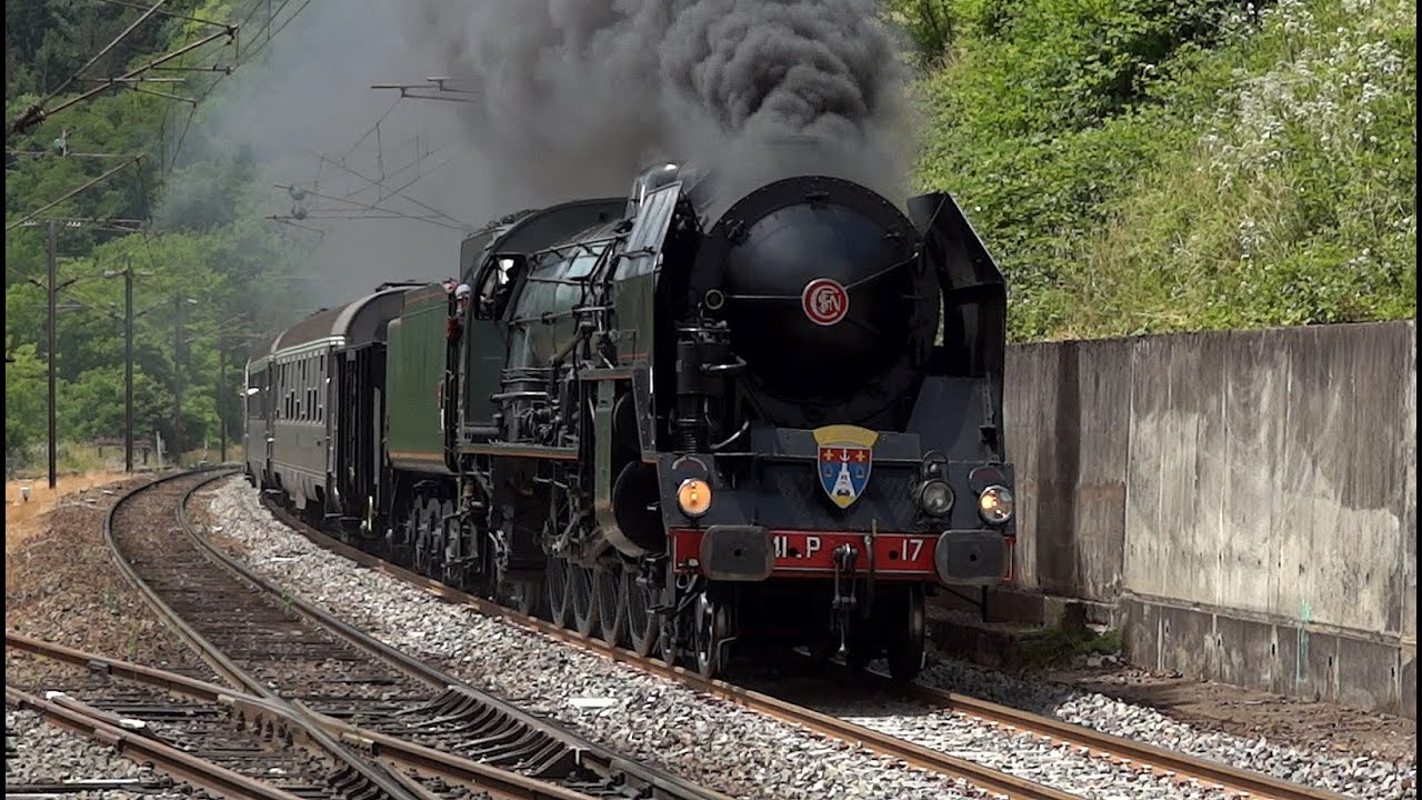 Locomotive à vapeur 241P17 - Franche-Comté Express 2015