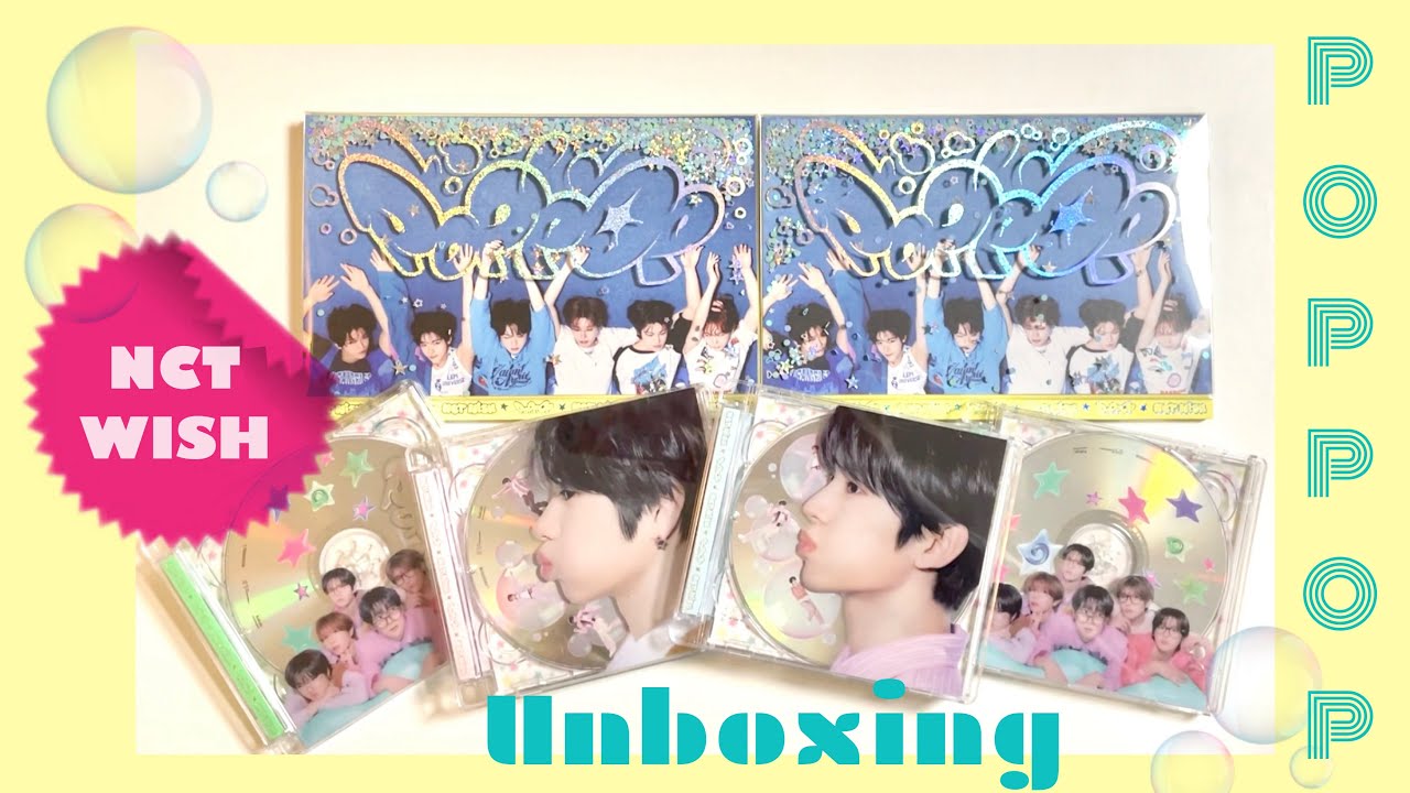 【NCT WISH】🫧WISHの可愛さがPOPPOPと弾けている🫧開封動画