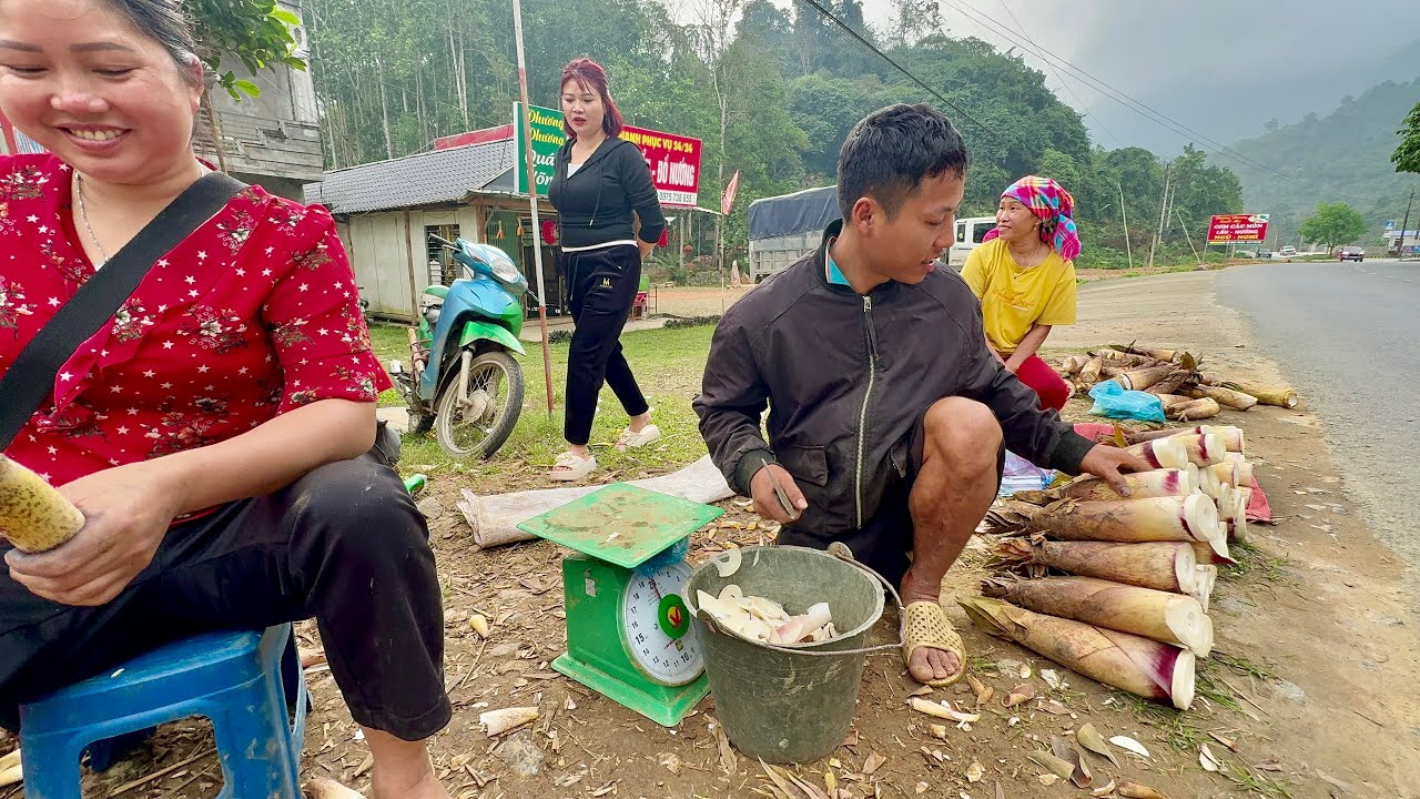 Sính 1 Chân Tiếp Tục Bán Măng Sau Tết. Thăm Nhà Anh Giàng Và Pây Hầu | TÀY TV