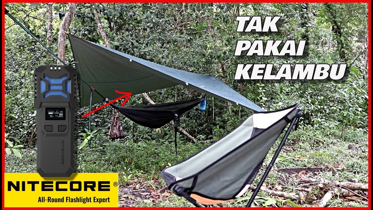 Hammock Tepi Pantai Tanpa Kelambu Untuk Test NITECORE EMR10 Electronic Multipurpose Repeller