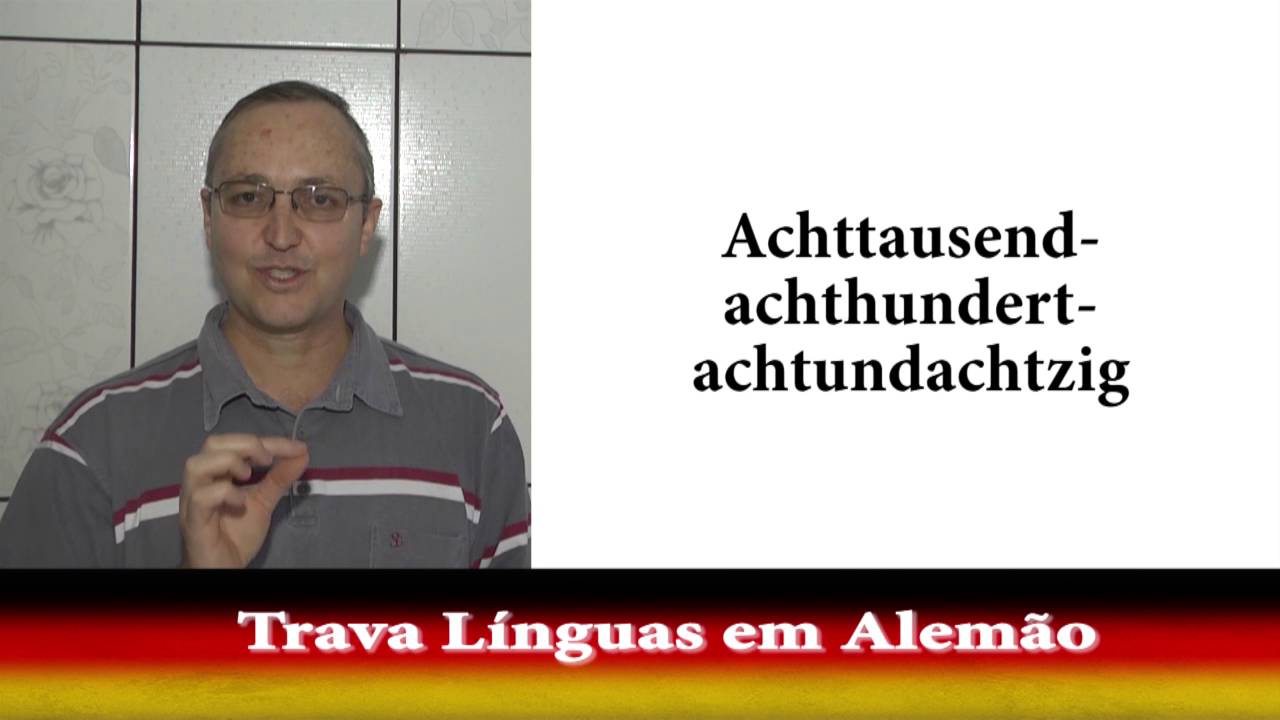Trava Língua em Alemão