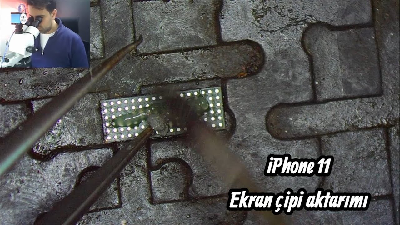 iPhone 11 ekran dokunmatik çipi aktarımı - repair iphone 11