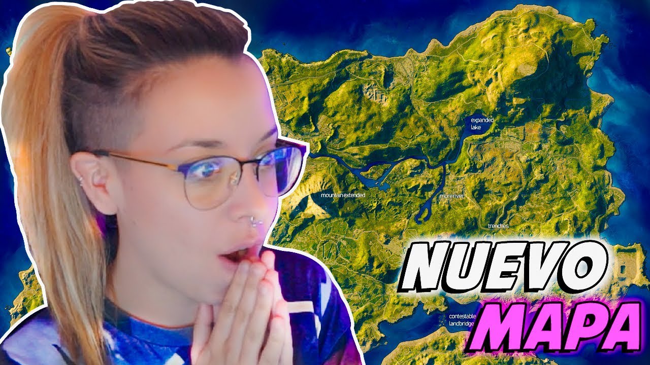 REACCIONANDO Y JUGANDO AL NUEVO MAPA ERANGEL 2.0 | Playerunknown's Battlegrounds - MissAndieFTW