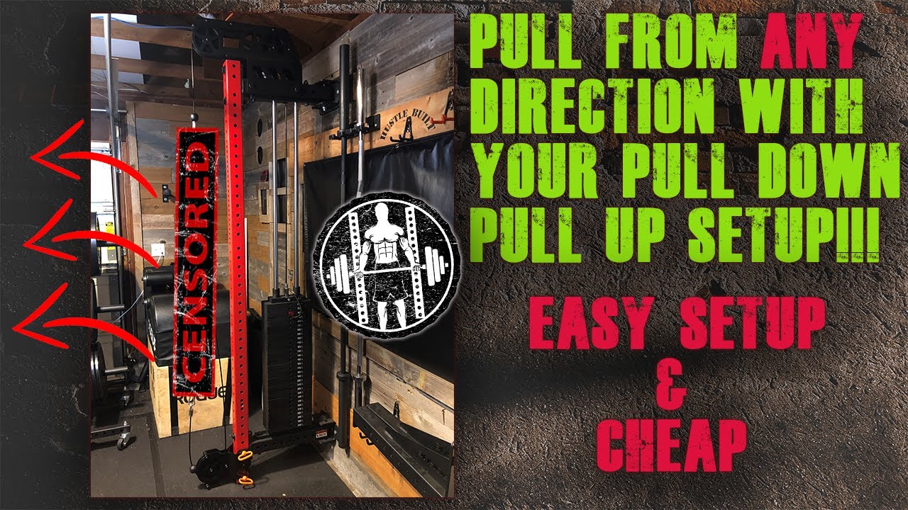 Pull From Anywhere on your Lat Pull-Down Tower!!! Cheap and effective!!!