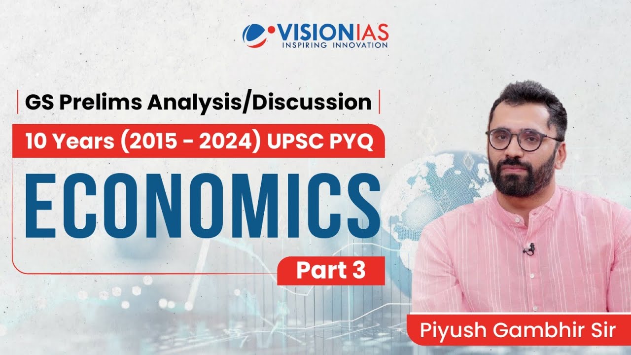 GS Prelims (2015 - 2024) | 10 Years' UPSC PYQ Trend Analysis | Economics I Part 3
