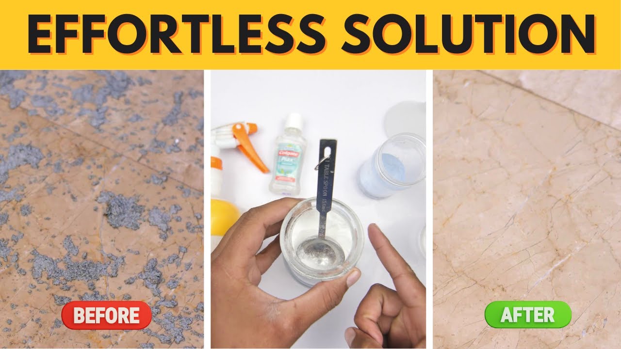 Dried Hardened Cement No More Effortless Solutions for Cleansing Tiles Floors and Walls