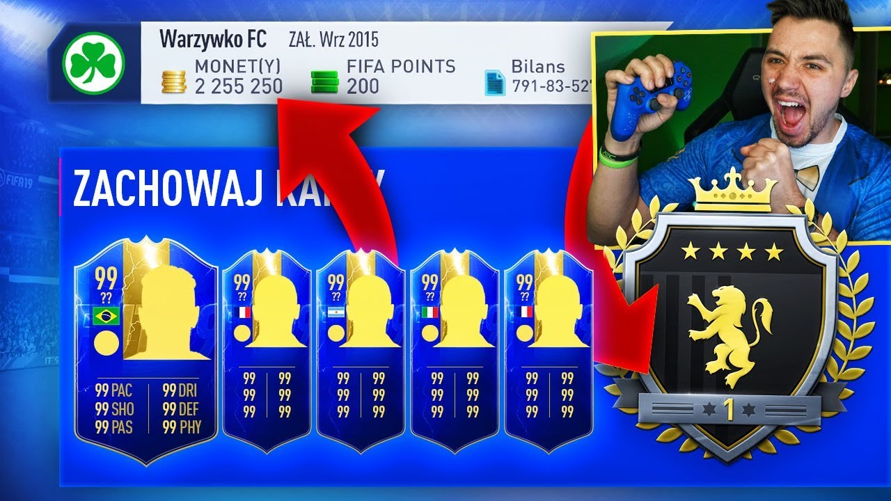 ŁOOO! Niesamowite NAGRODY za ELITĘ 1 😱 [28-2] FIFA 19 / DEV