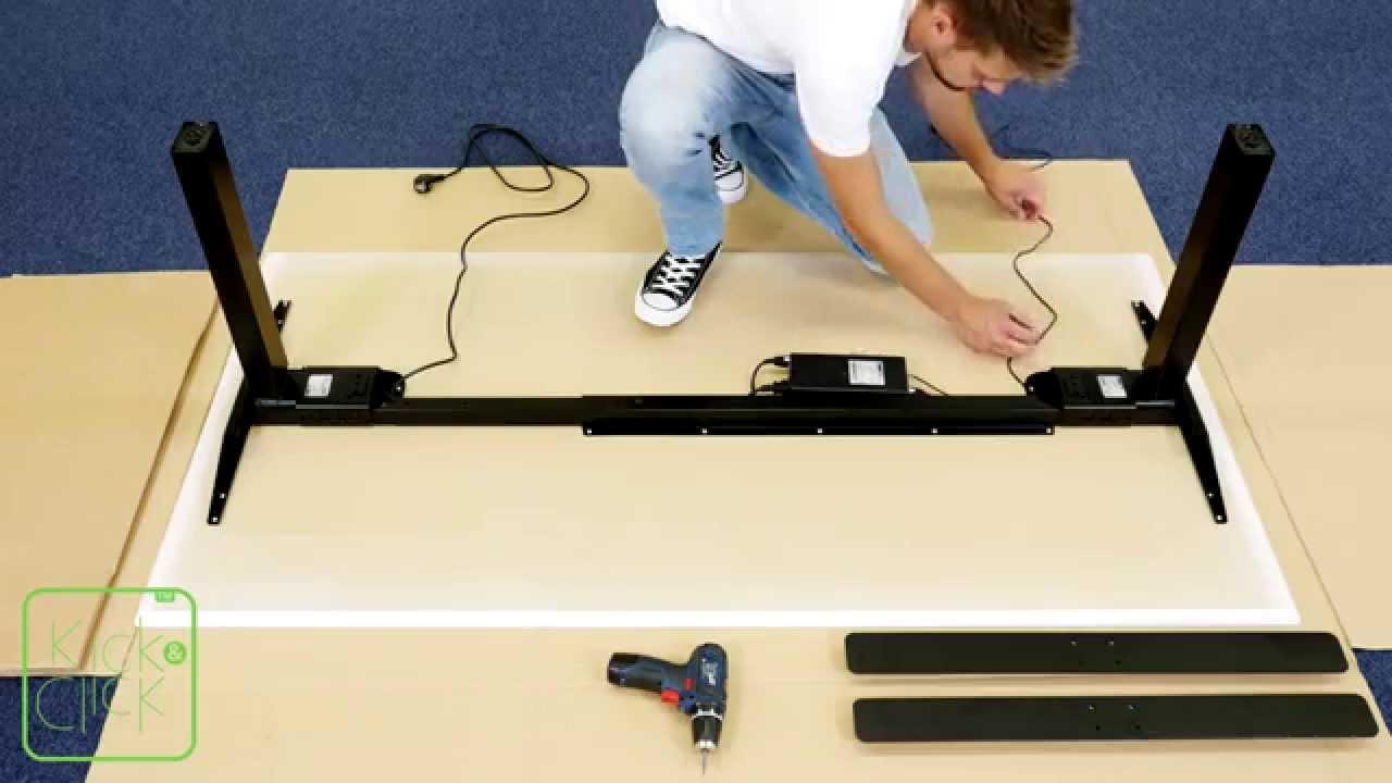 Kick & Click: How to easily assemble a LINAK office desk