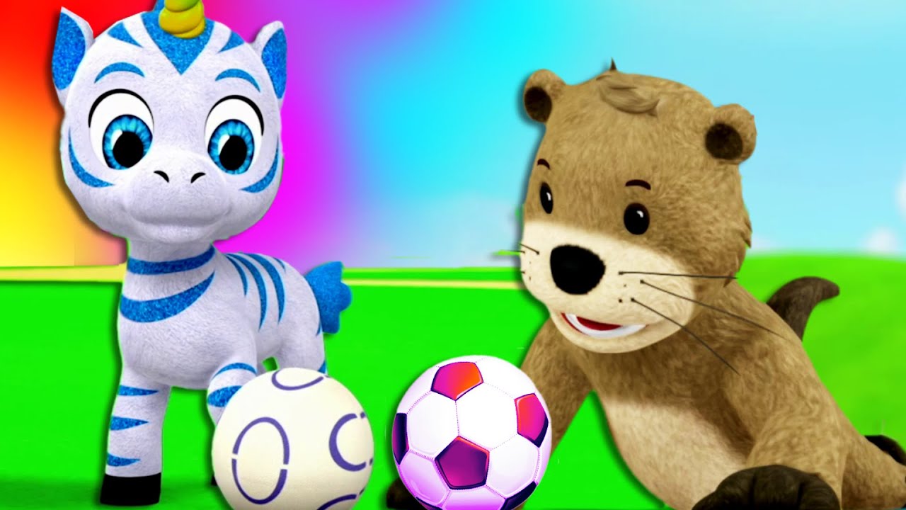 ZOONICORNIO 🦄| Fútbol hinchable divertido ⚽| DIBUJOS ANIMADOS PARA NIÑOS | El Zooniverso Series