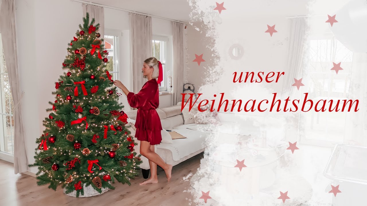 WEIHNACHTSBAUM SCHMÜCKEN ´25 I Traditionell rot