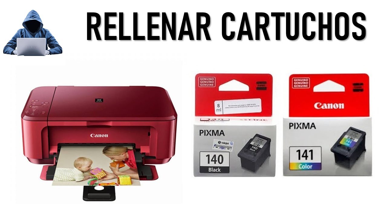 Como Rellenar los Cartuchos de Impresora Canon Pixma MG3610
