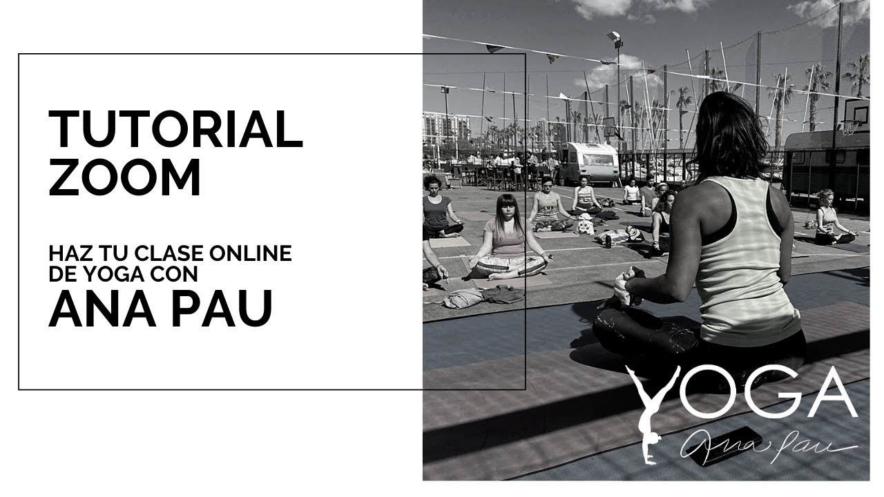 Tutorial de zoom para tu clase de yoga