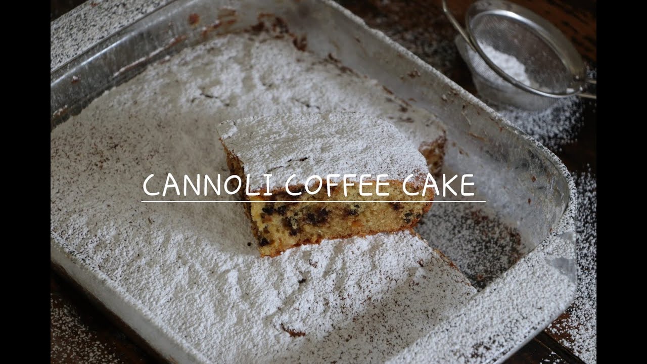Cannoli Coffee Cake!!