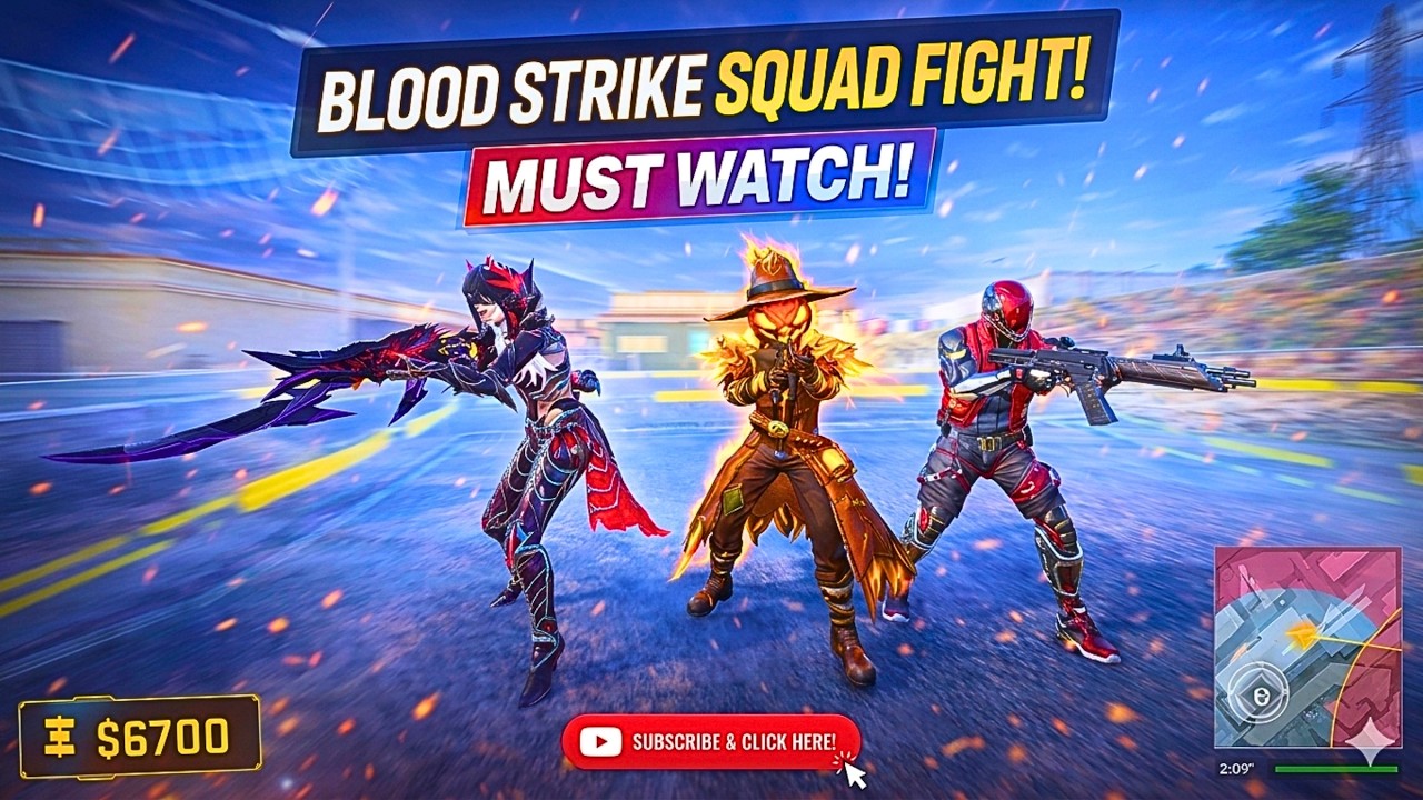 Blood Strike Squad Fight is Crazy 😳 Pro Gameplay & Insane Kills