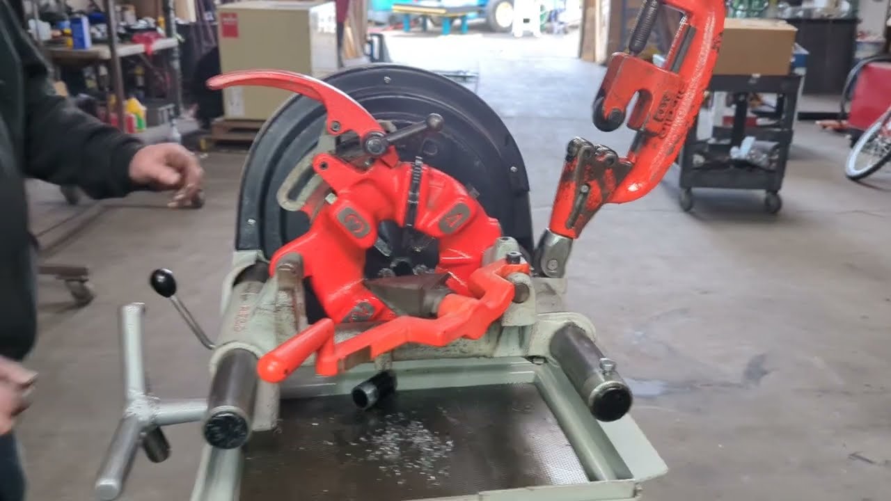 Ridgid 1822 Pipe Threader Threading Machine 1/2 to 2
